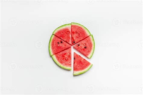 Fresh watermelon slices on white background 10209178 Stock Photo at ...