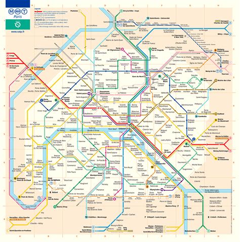 Paris subway map (Paris Metro) | Mapa Metro