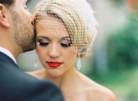 bridal beauty inspiration wedding makeup ideas retro red lips