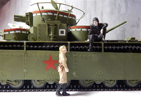 Russian Army Tank Soldiers Crew -- Plastic Model Military Figure Kit -- 1/35 Scale -- #35214 ...