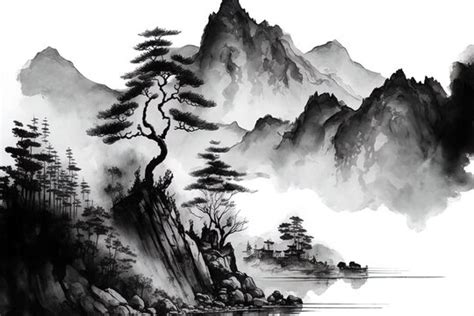 Chinese Art Mountains