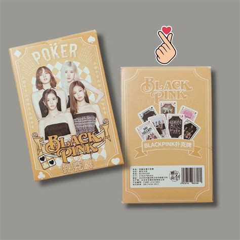 BlackPink Playing Cards | 54 Photo Card Deck for BlackPink Fans ...