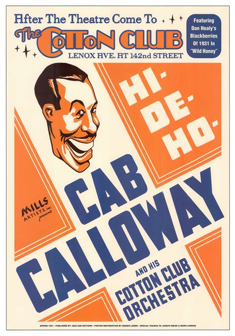 Cab Calloway, 1931 - 17 X 24 Inches (Vintage Art Print) – Artistica Fine Art