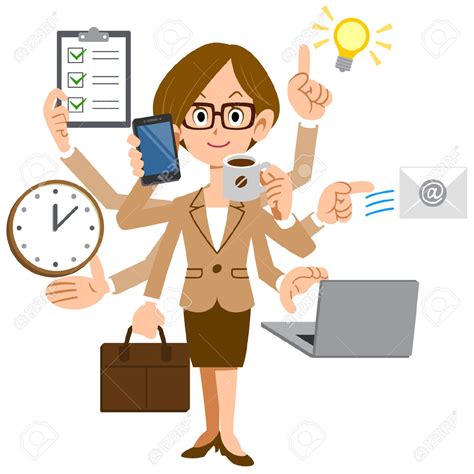 clipart busy woman - Clipground