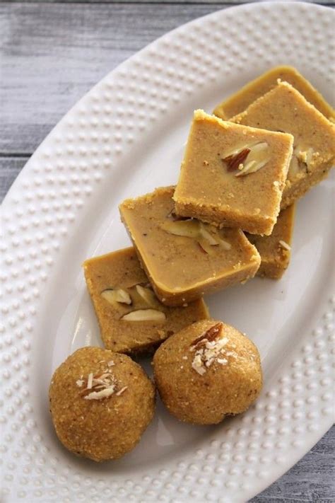 Magas Recipe (Magaj Ladoo) - Spice Up The Curry | Recipe | Indian dessert recipes, Burfi recipe ...