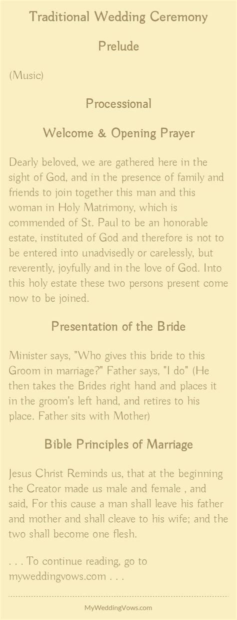 ordained minister wedding ceremony script 3247 | Wedding ceremony traditions, Wedding ceremony ...