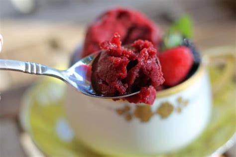 Mixed Berry Sorbet - Artful Dishes