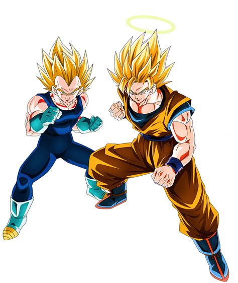 SSJ2 Goku and Vegeta (Buu Saga) 2 by PrinceofDBZGames on DeviantArt