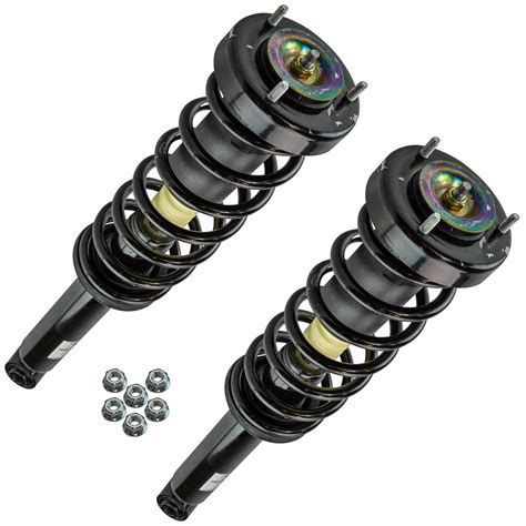 Rear Complete Quick Loaded Shock Strut Spring Mount Assembly Pair Set ...