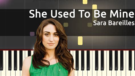 Sara Bareilles - She Used To Be Mine - Piano Tutorial Chords - Chordify