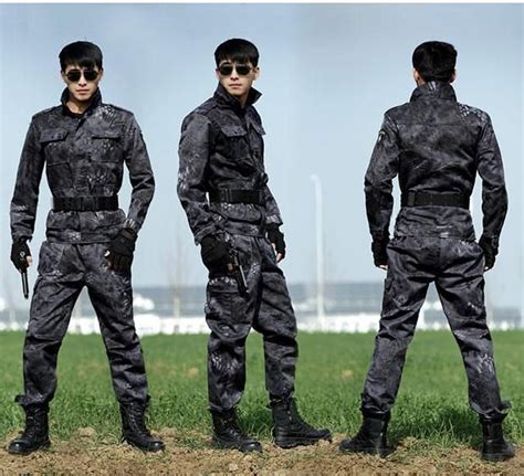 Military Uniform Black Hawk Python Uniforme Military Tactical Combat ...