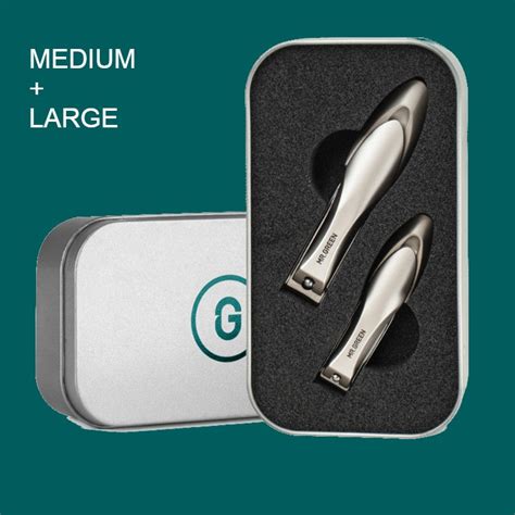 Nail Clipper Set, with 2 Nail Clippers & 1 Nail File，for Both Your Fin – GizModern