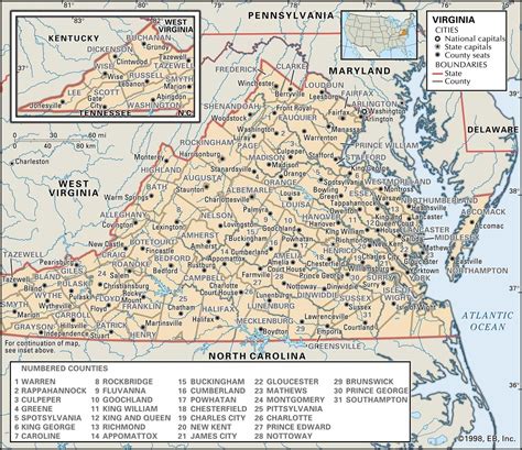 Historical Facts of Virginia Counties and Independent Cities