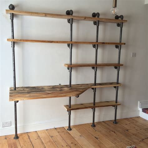 scaffold and reclaimed wood shelving — Bristol based floorsanding ...