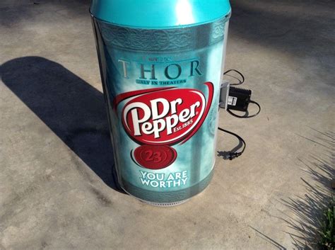 Dr Pepper THOR ROTATING CAN COOLER Mini Fridge Free Ship! | #1781630862