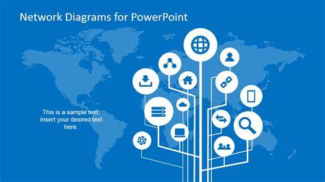 Powerpoint Network Diagram Template Free