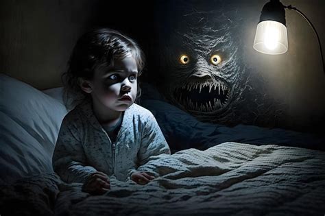 Premium Photo | Childrens scary horror dream neural network ai generated