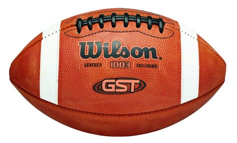 Wilson GST NCAA Leather Game Football N/A Official Free Shipping ...