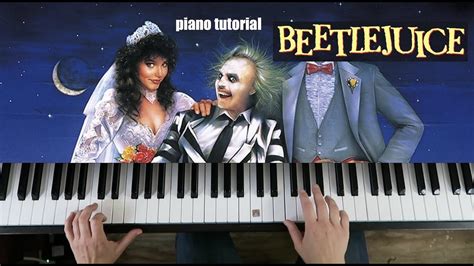 Beetlejuice theme | Halloween piano tutorial | Danny Elfman - YouTube