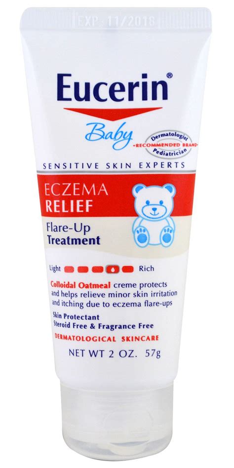 Eucerin Baby, Eczema Relief, Flare Up Treatment, Fragrance Free ingredients (Explained)