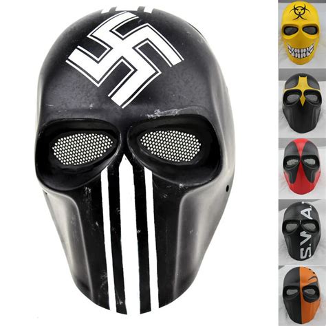 Ghost Horror Skull Masks Tactical Outdoor Military Wargame Paintball Airsoft Tactical CS Full ...