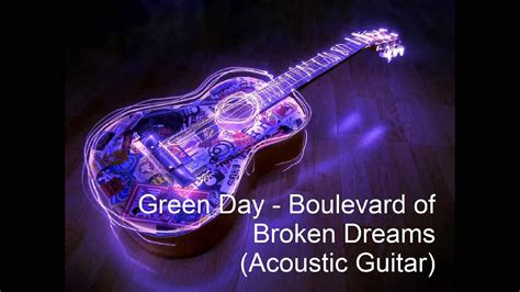 Green Day - Boulevard of Broken Dreams (Acoustic Instrumental) - YouTube