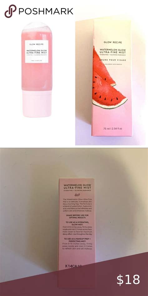 NWT Glow Recipe Watermelon Glow Ultra-Fine Mist