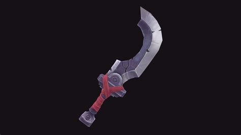 Stylized sword | 3Dschool