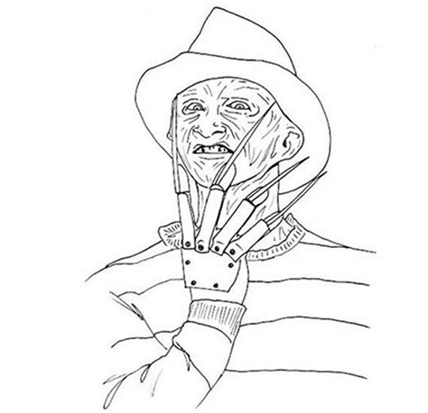 Freddy Krueger Coloring Page - Coloring Home