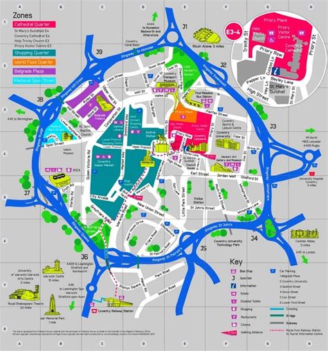 Coventry sightseeing map – Artofit