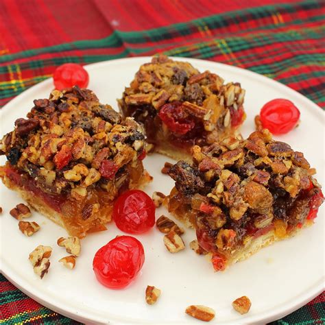 Jewelled Fruitcake Bars #ChristmasCookies