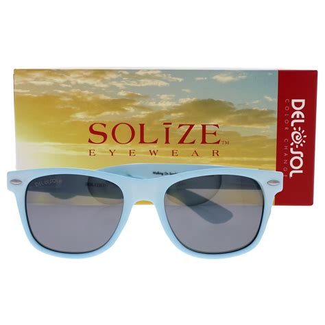 Del Sol - Solize Sunglasses - Walking on Sunshine - Light Blue to Blue - Walmart.com - Walmart.com