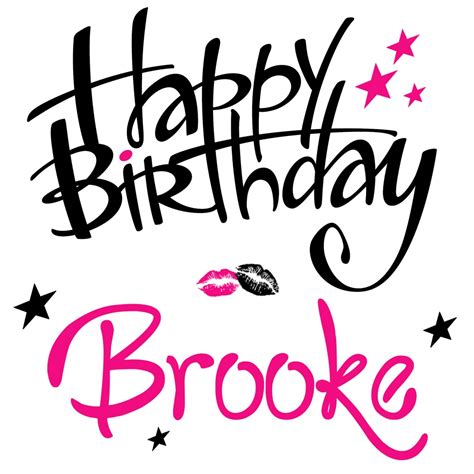 Happy Birthday Brooke Balloons