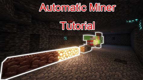 How to Make an Automatic Miner in Minecraft | Minecraft Redstone Tutorial - YouTube