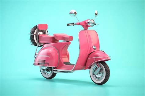 Premium Photo | Classic vintage scooter motor bike or moped