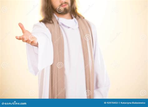 Jesus Hand Reaching Out To A Lost Sheep Royalty-Free Stock Photography ...