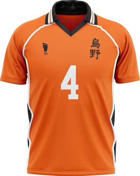 Karasuno Haikyuu Full Sublimation Jersey Customizable (Collared) – Chronos Sportswear