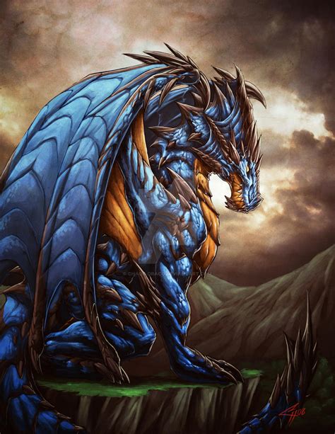 Azure Dragon by Chaos-Draco on DeviantArt