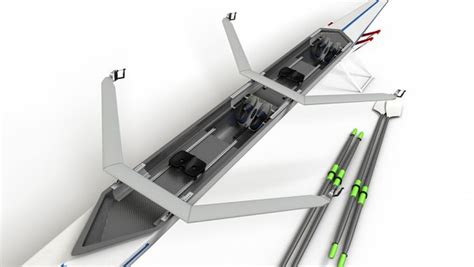 3D Double Scull rowing boat - TurboSquid 1877505