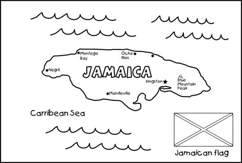 Jamaica Coloring Pages - Free Printable Coloring Pages for Kids