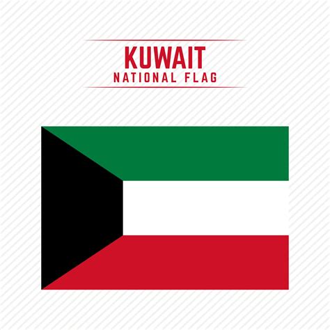 National Flag of Kuwait 2828099 Vector Art at Vecteezy