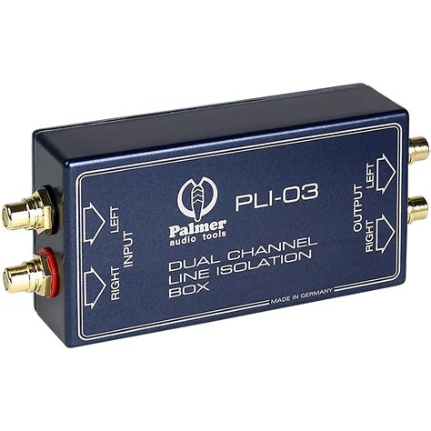 Palmer Audio Palmer Audio PLI 03 Line Isolation Box 2 Channel ...