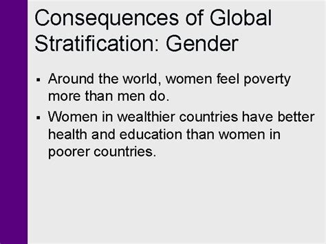 Chapter 10 Global Stratification Chapter Outline Global Stratification