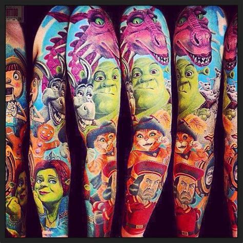 37 best Tattoo Shrek images on Pinterest | Shrek, Amazing tattoos and ...