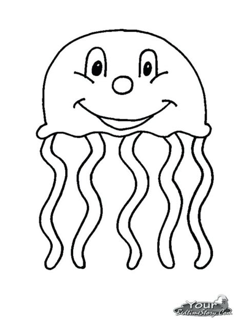 Cute Jellyfish Coloring Pages at GetColorings.com | Free printable ...