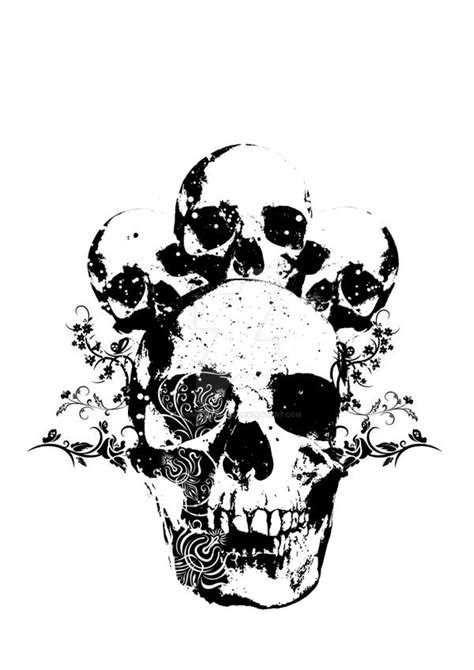 Skull T-shirt Design by Icono-Graphic on DeviantArt