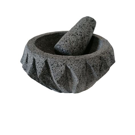 6 Inch Molcajete. Carved Molcajete With Flat Base. Mexica - Etsy ...