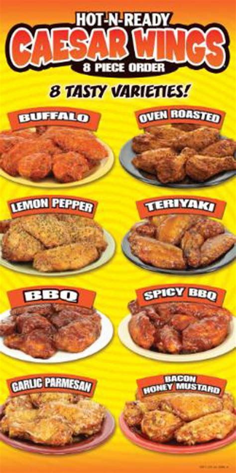 Little Caesars' New Wing Flavors!