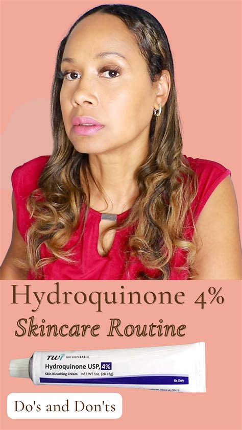 Hydroquinone 4% bleaching cream skincare routine for hyperpigmentation Beauty Tips For Women ...