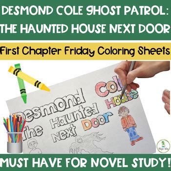 Desmond Cole Ghost Patrol: The Haunted House Next Door FCF Coloring Sheets